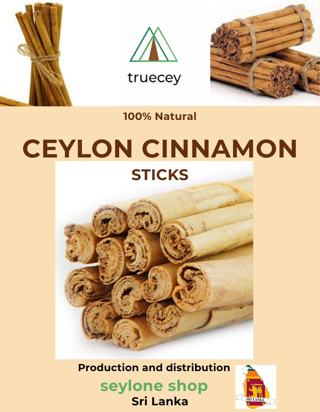 Ceylon cinnamon sticks