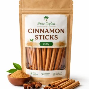 Buy pure Ceylon cinnamon sticks (200g) from Sri Lanka.